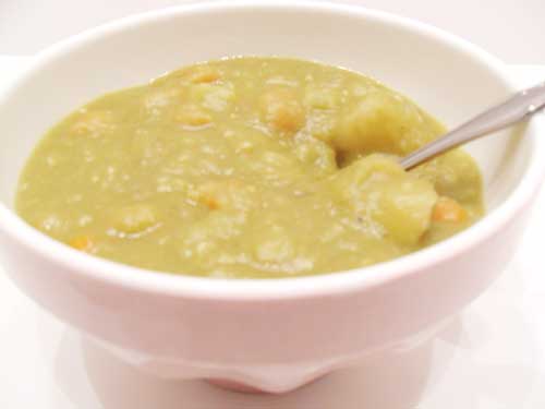 chunky split pea soup